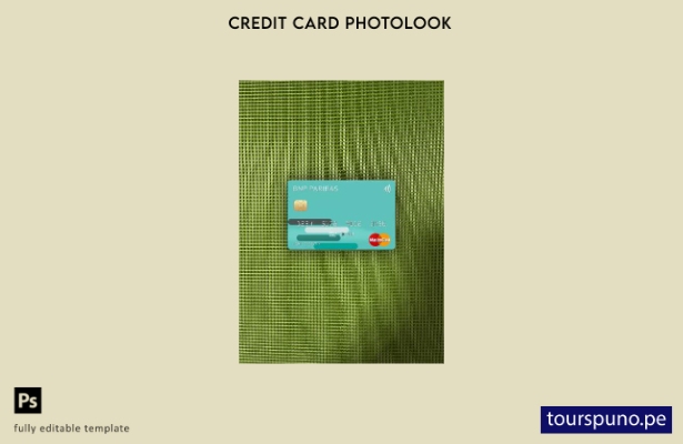 listo para imprimir plantilla frontal de aspecto fotográfico de mastercard de BN